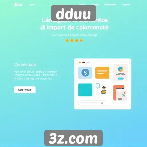 Elementos de design atractivo no site dduu
